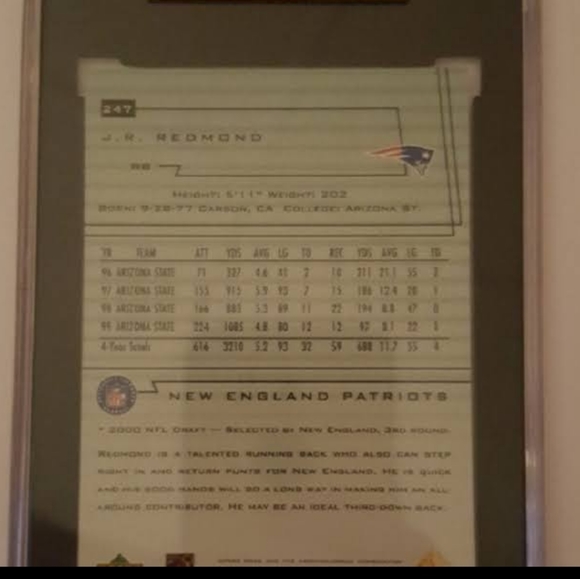 2000 Upper Deck JR Redmond Rookie Card #247 SGC 8.5 Mint - Picture 2 of 3